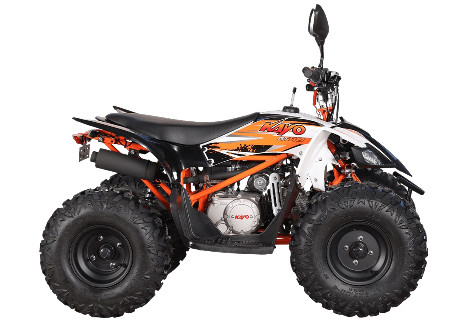 Квадрицикл KAYO AT110 (белый пластик 2024 г.) (ПТС)