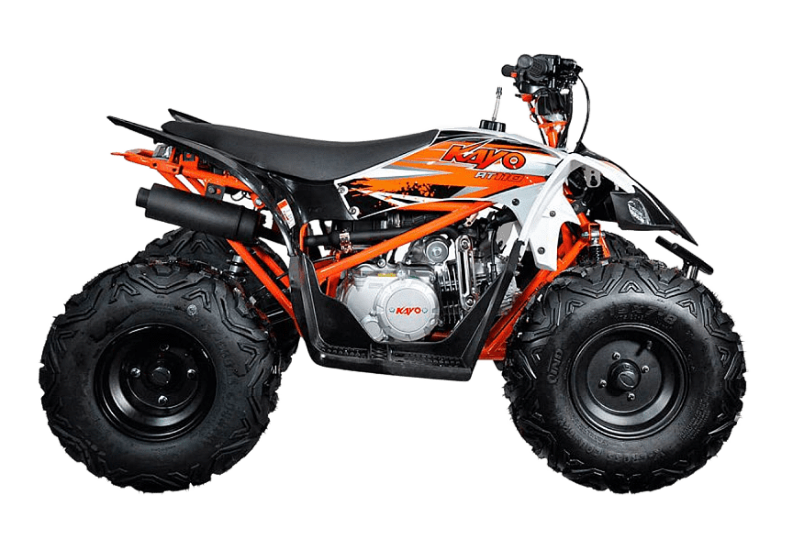 Квадроцикл KAYO AT110 (белый пластик 2022 г.) (Без ПСМ)