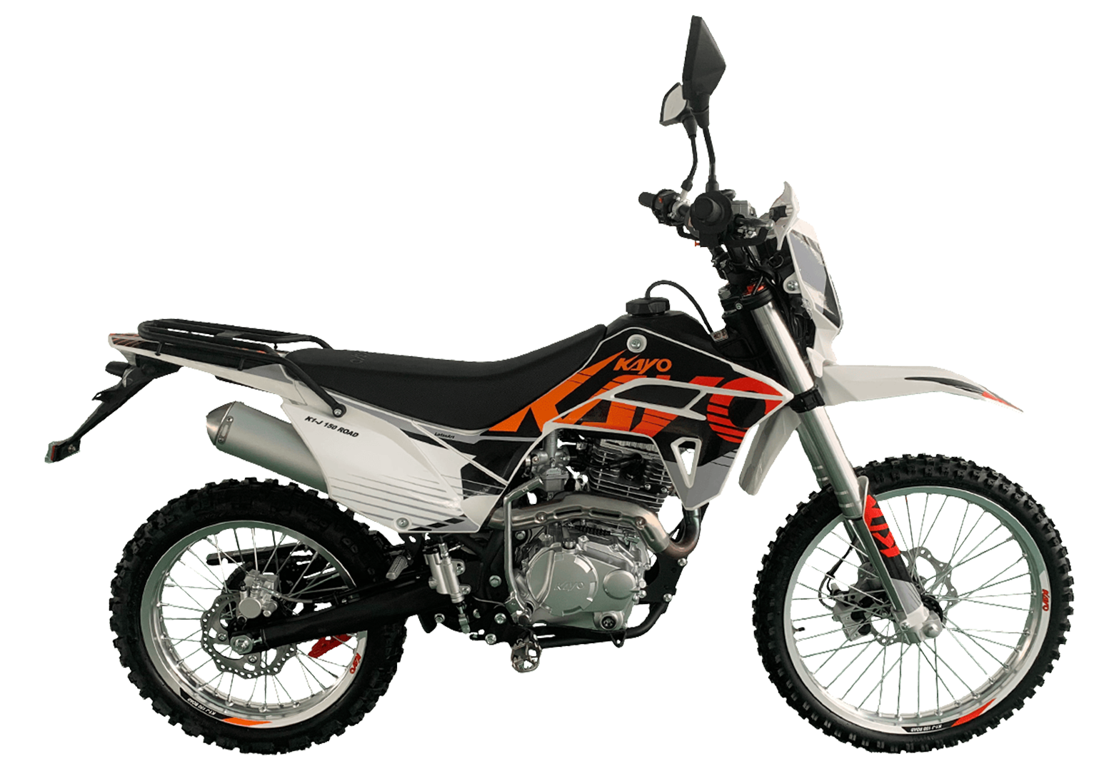 Мотоцикл кроссовый KAYO K1-J 150 ROAD (CB150) 19/16 (2025г.) ПТС
