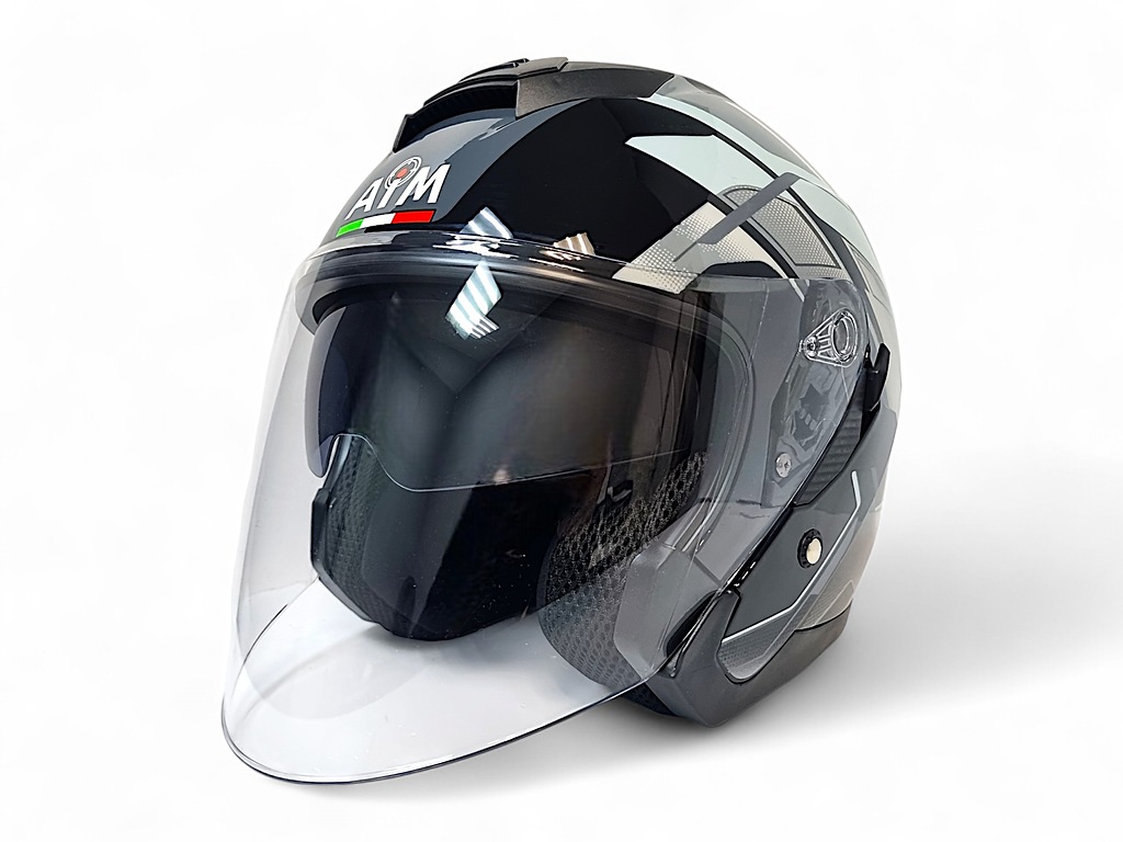 Шлем AiM JK526 Grey/Black, XXXL