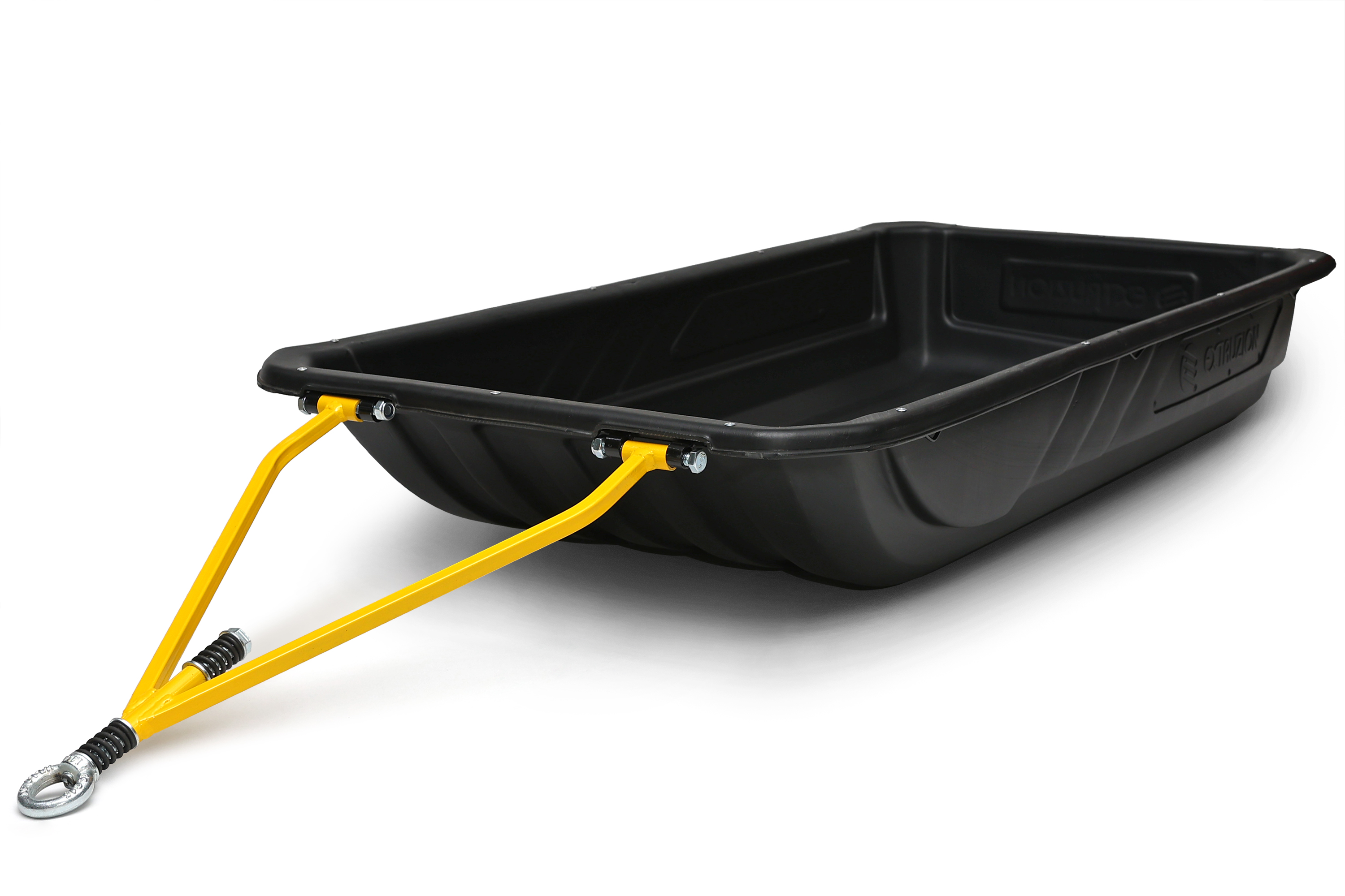 Сани волокуши с обвязкой (без полозьев) С-6 LUXE (1450x730x250) для снегохода, мотобуксировщика, рыбалки, охоты. Ширина дна 550.