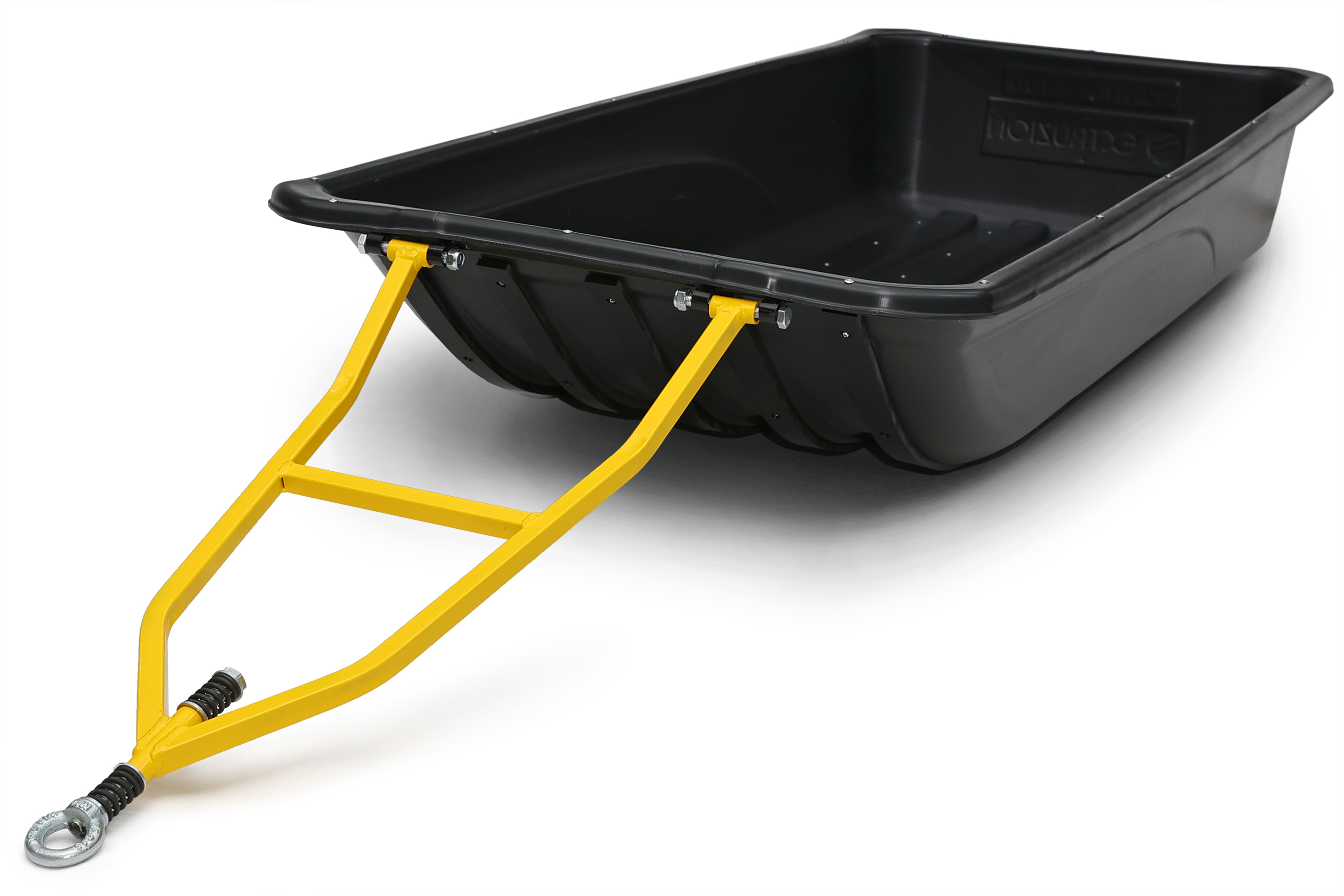 Сани волокуши с обвязкой и полозьями Тайга-1900 (1900x800x300) для снегохода, мотобуксировщика, рыбалки, охоты. Ширина дна 550.