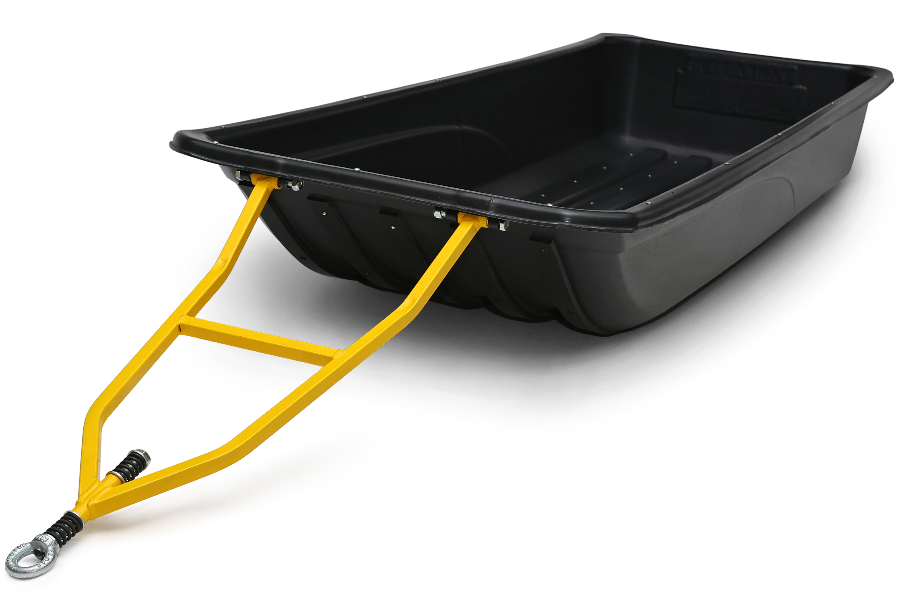 Сани волокуши с обвязкой и полозьями Тайга-2100 (2100x800x300) для снегохода, мотобуксировщика, рыбалки, охоты. Ширина дна 550.