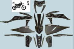 Комплект графики BRZ (k8 рама) черный