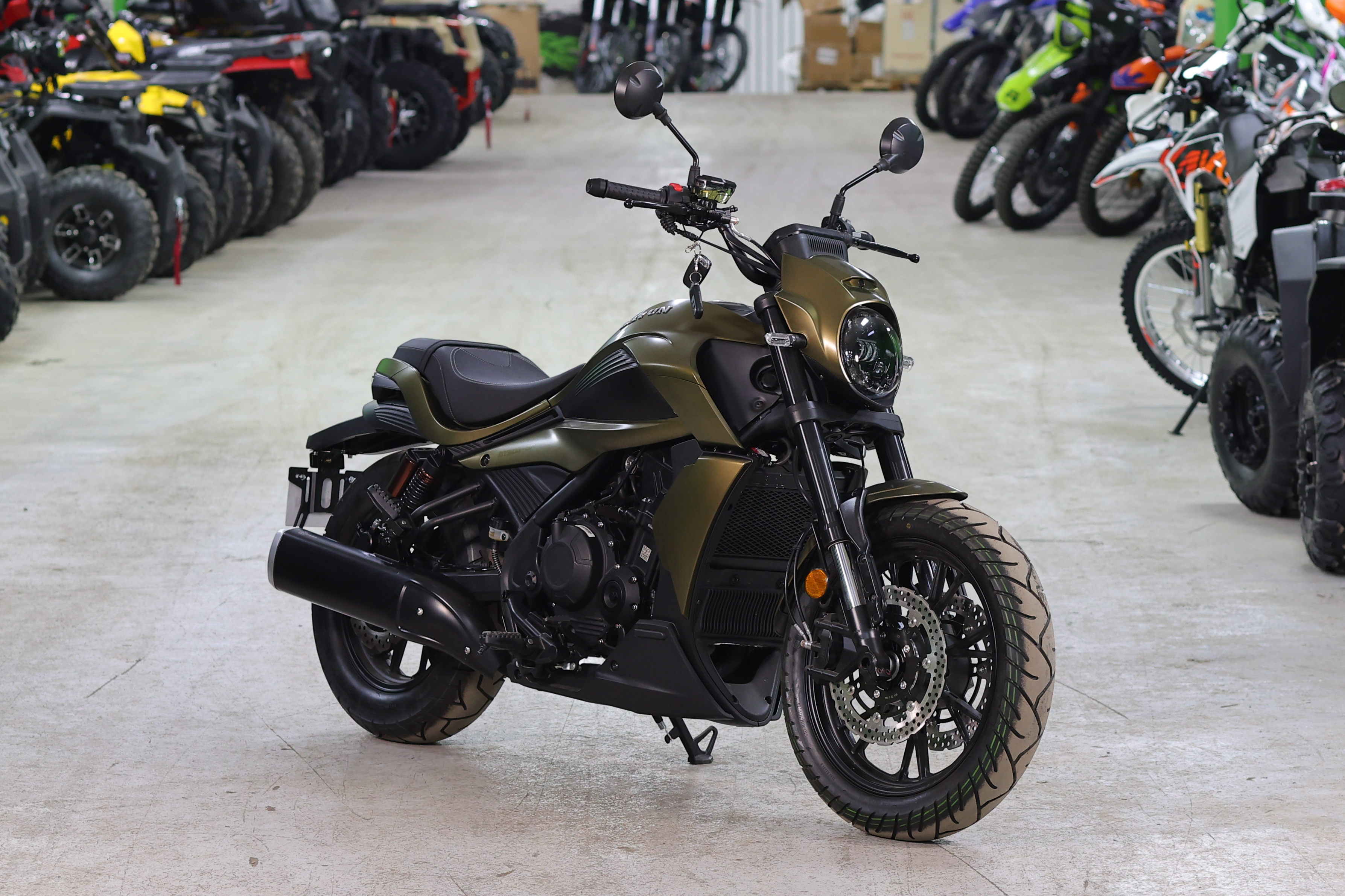 Мотоцикл DAYUN DY500-6F Green/Зеленый