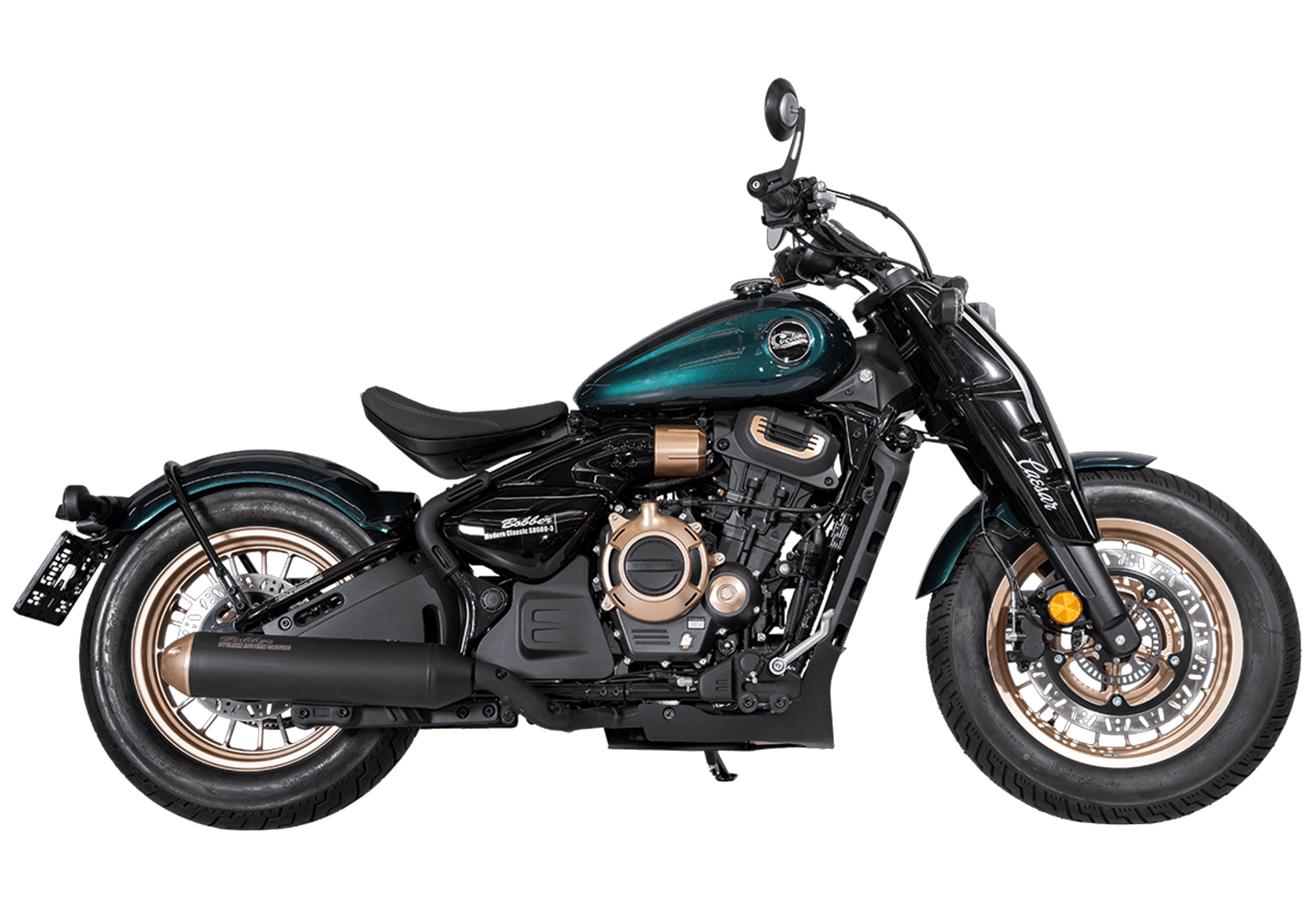 Мотоцикл CYCLONE RA600 BOBBER Зеленый