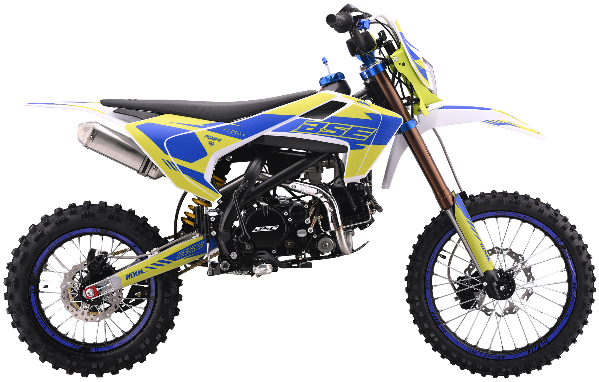 Питбайк BSE MXH 150 17/14 RAPT Green\Blue