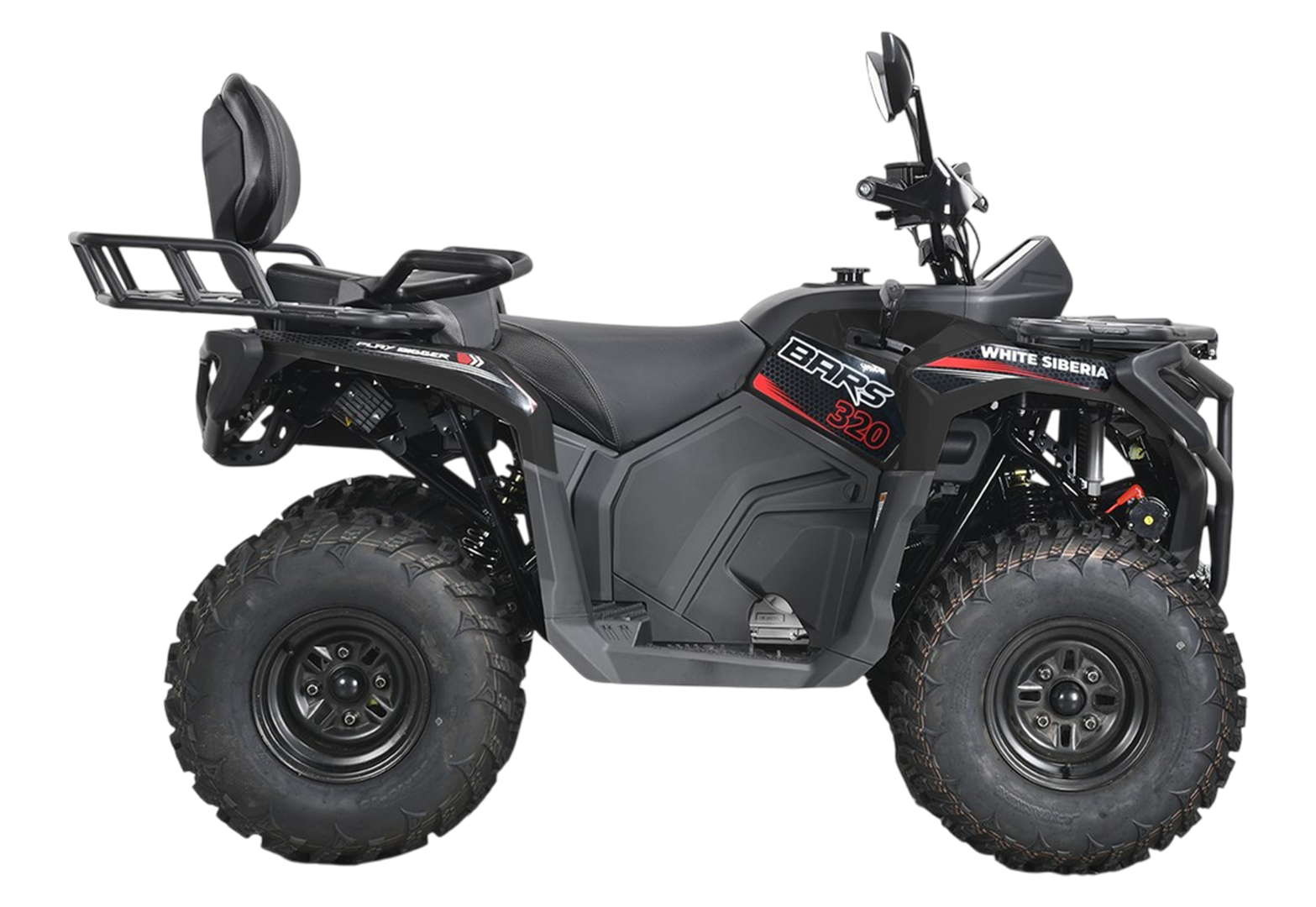 Бензиновый квадроцикл WHITE SIBERIA BARS 320 Черный