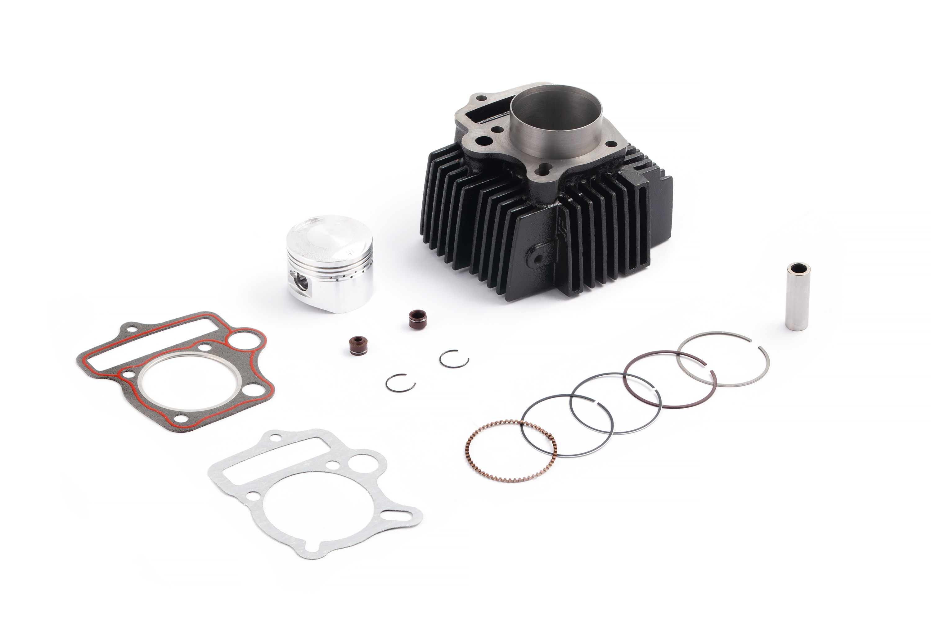 Цилиндро-поршневая группа (ЦПГ) в сборе для питбайка YX125 (52.4мм, 14мм)(чугун)