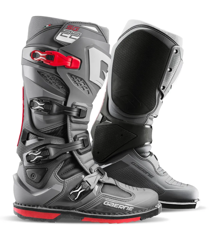 Мотоботы Gaerne SG-22 антрацит-черно-красные 42