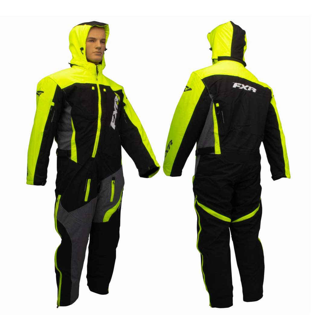 Комбинезон для снегохода FXR Maverick Lite №1 lemon-green (текстиль) (S)