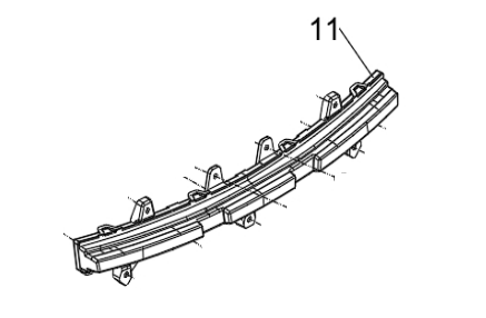 Задний фонарь (центральный) для квадроцикла BRC 1000 / BRP 1000R