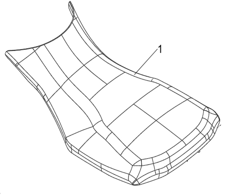 Сиденье основное для квадроцикла BRC 1000 / BRP 1000R/ QJMotor SFA 600 / SFA 1000