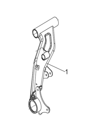 Задний левый рычаг повески для квадроцикла BRC 1000 / QJMotor SFA 600 / SFA 1000