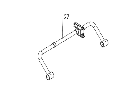 Стабилизатор повески задний для квадроцикла BRC 1000 / BRP 1000R