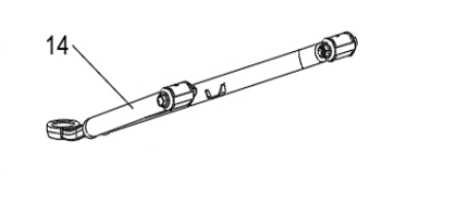 Передний правый нижний (F Under A-Arm R) рычаг повески в сборе для квадроцикла BRC 1000 / BRP 1000R