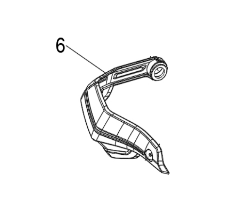 Защита рук правая (FR. шт) для квадроцикла BRC 1000 / BRP G2 CAN-AM Outlander 500, 650, 800, 1000R