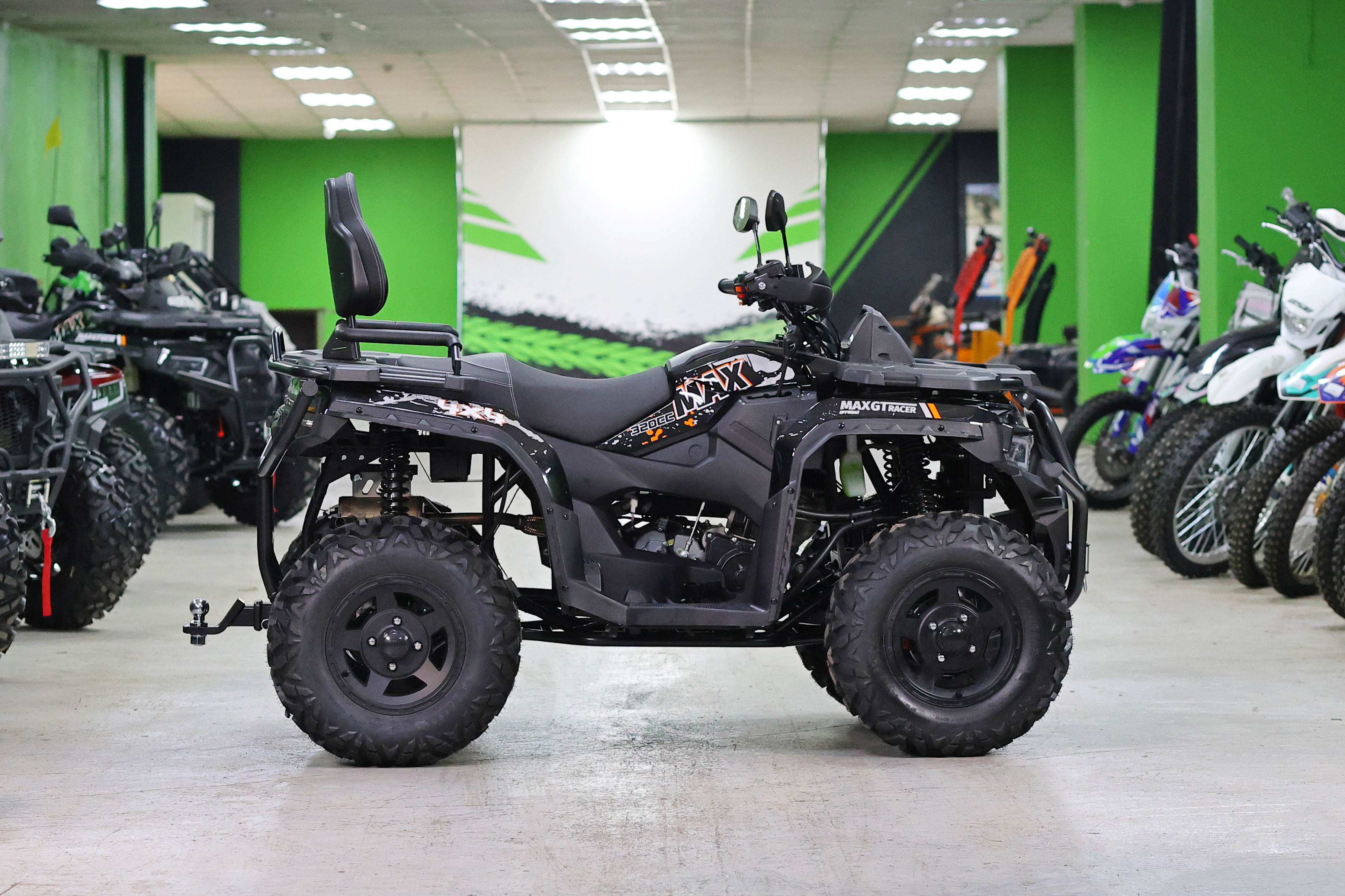 Квадроцикл GT-RACER MAX 320 4x4 EFI (черный)