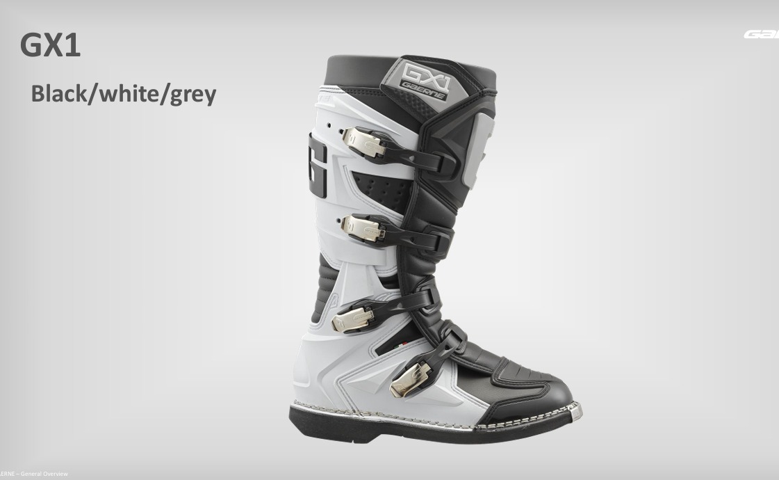 Мотоботы Gaerne GX-1 Evo Black/White/Grey 45