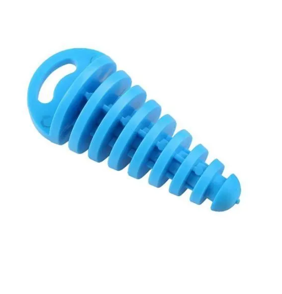 Пробка глушителя для питбайка и эндуро мотоцикла / 2T-4Т (15-38мм) синяя