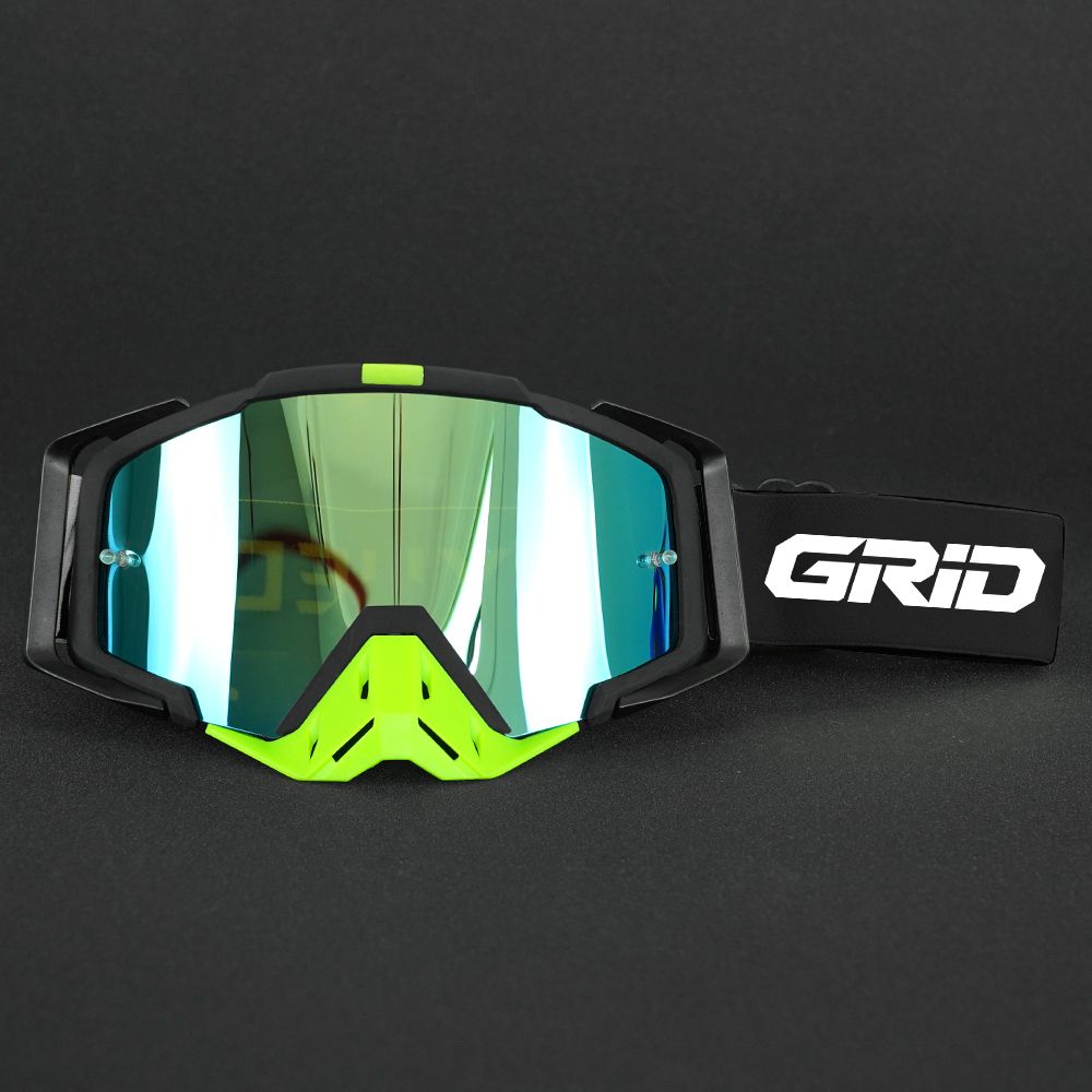 Очки GRID 4.5 (Черный/Салатовый)