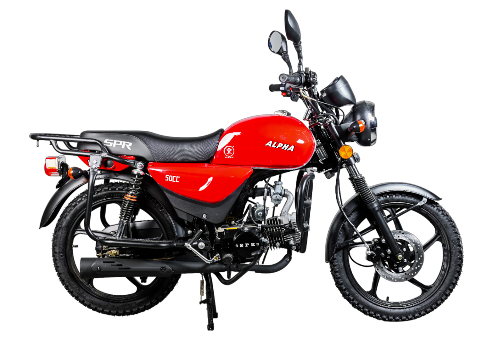 Мопед SPRMOTORS Alpha NEW (Красный)