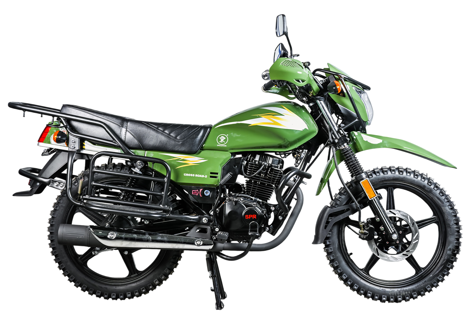 Мопед SPRMOTORS CrossRoad-200 (Зеленый)