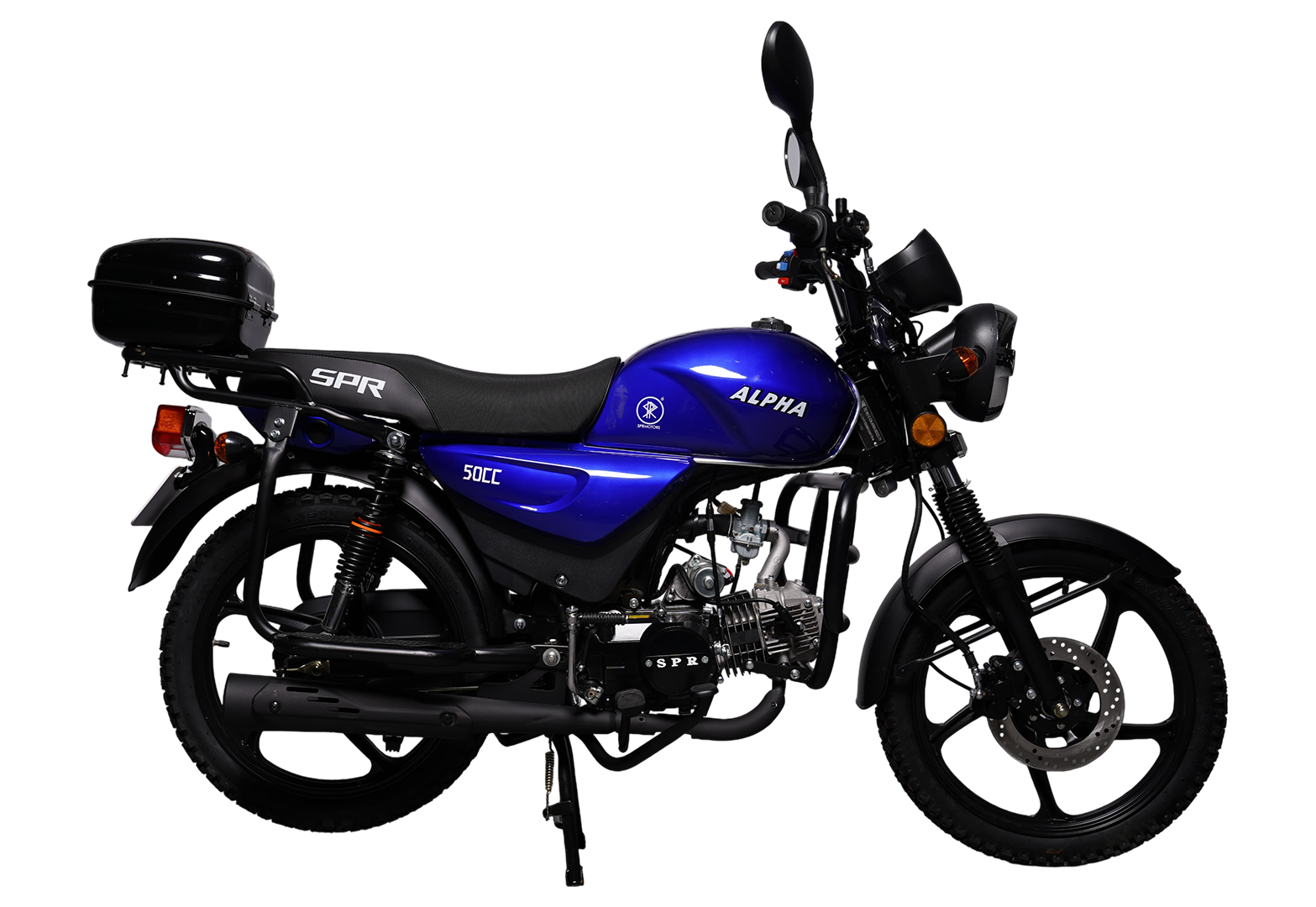 Мопед SPRMOTORS Alpha NEW (Синий)