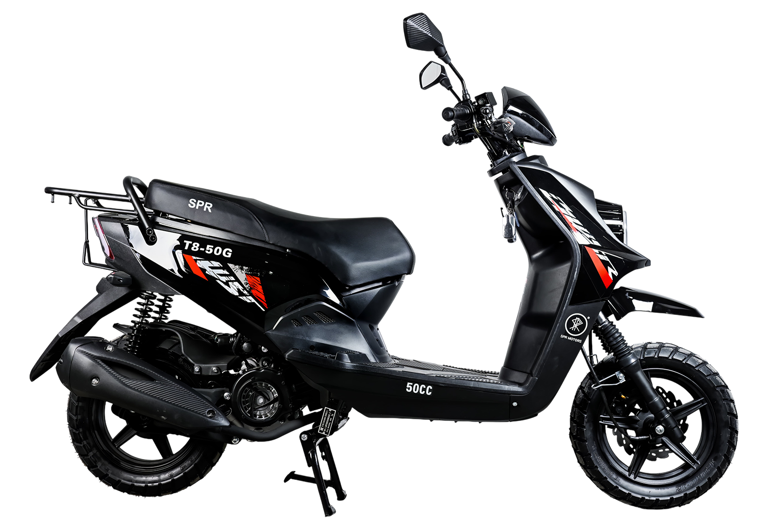 Скутер SPRMOTORS Zoom-10 T8-50G 150cc (Черный)