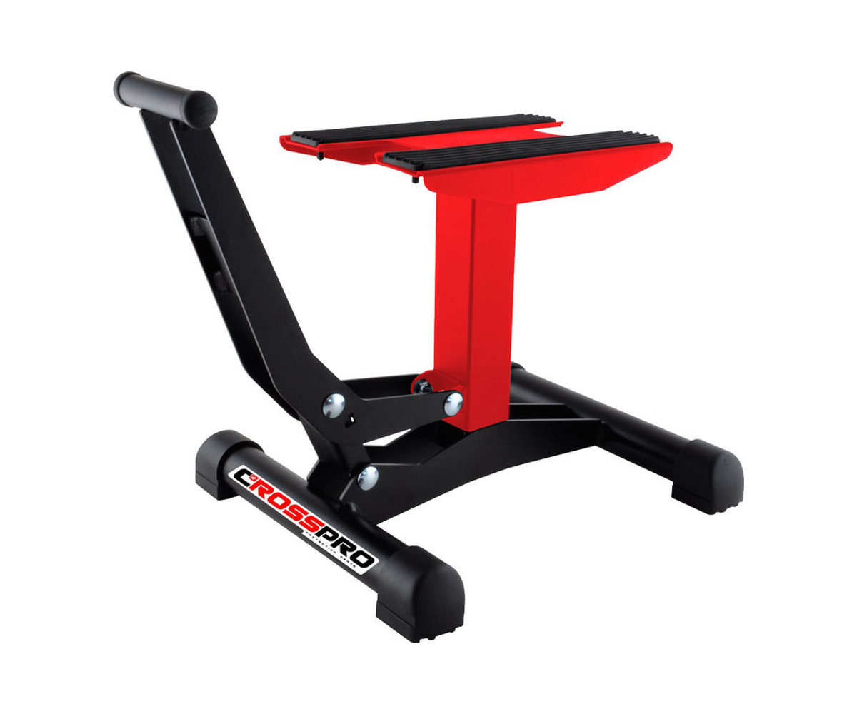 Подставка для кроссового мотоцикла с лифтом Crosspro красная