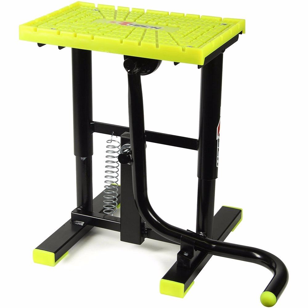 Подставка для кроссового мотоцикла с лифтом R-Tech желтая