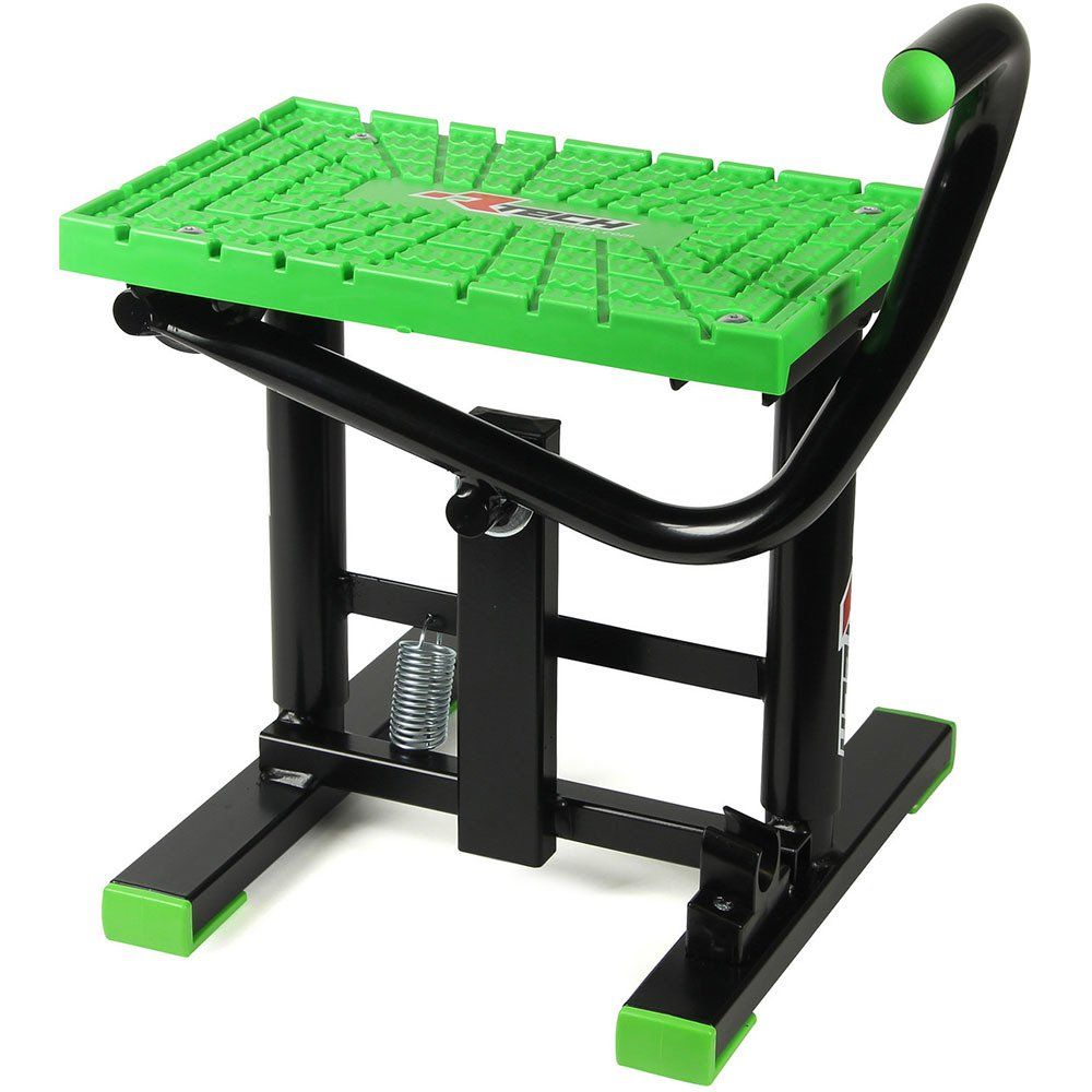 Подставка для кроссового мотоцикла с лифтом R-Tech зеленая