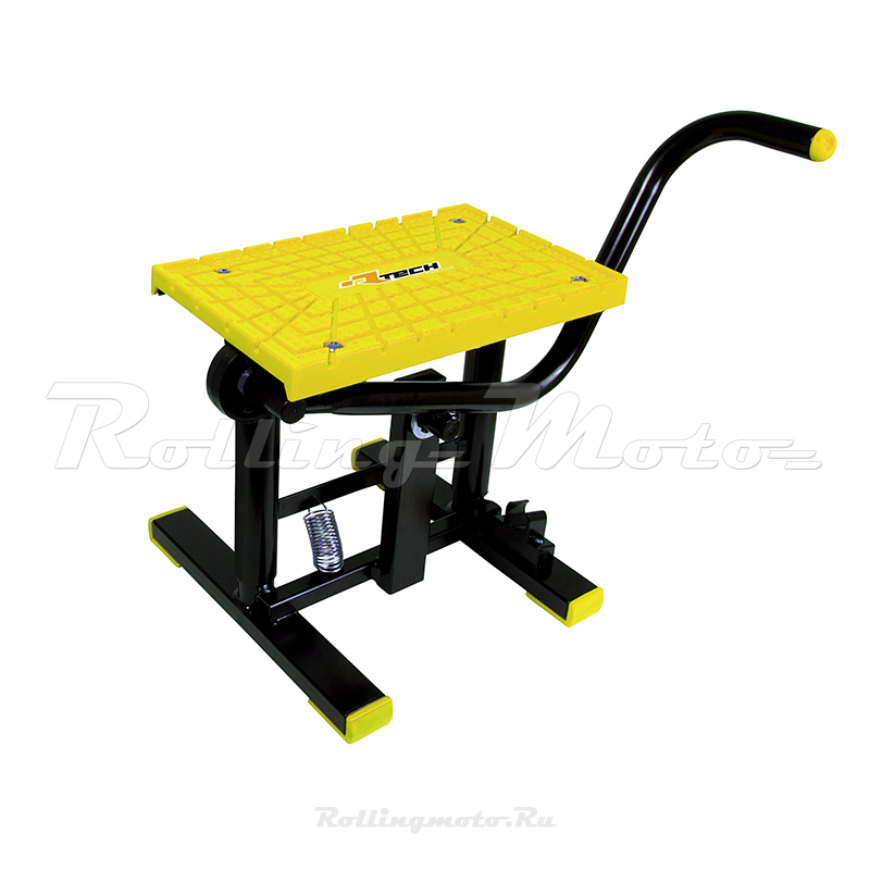 Подставка для кроссового мотоцикла с лифтом R-Tech Hi-Vis желтая/черная