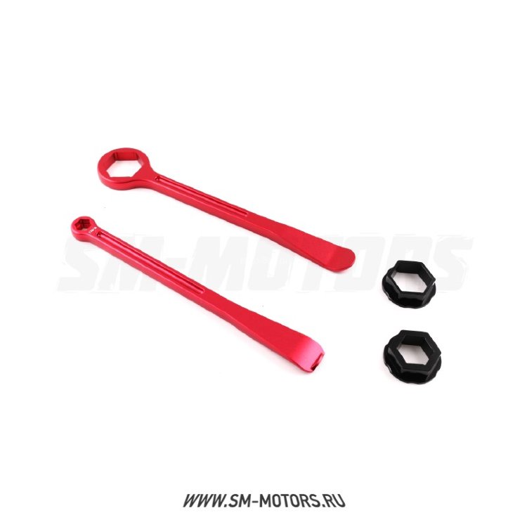 Комплект из 2-х алюминиевых монтажных лопаток с накидными ключами M32/27/22/12/10  SM-PARTS