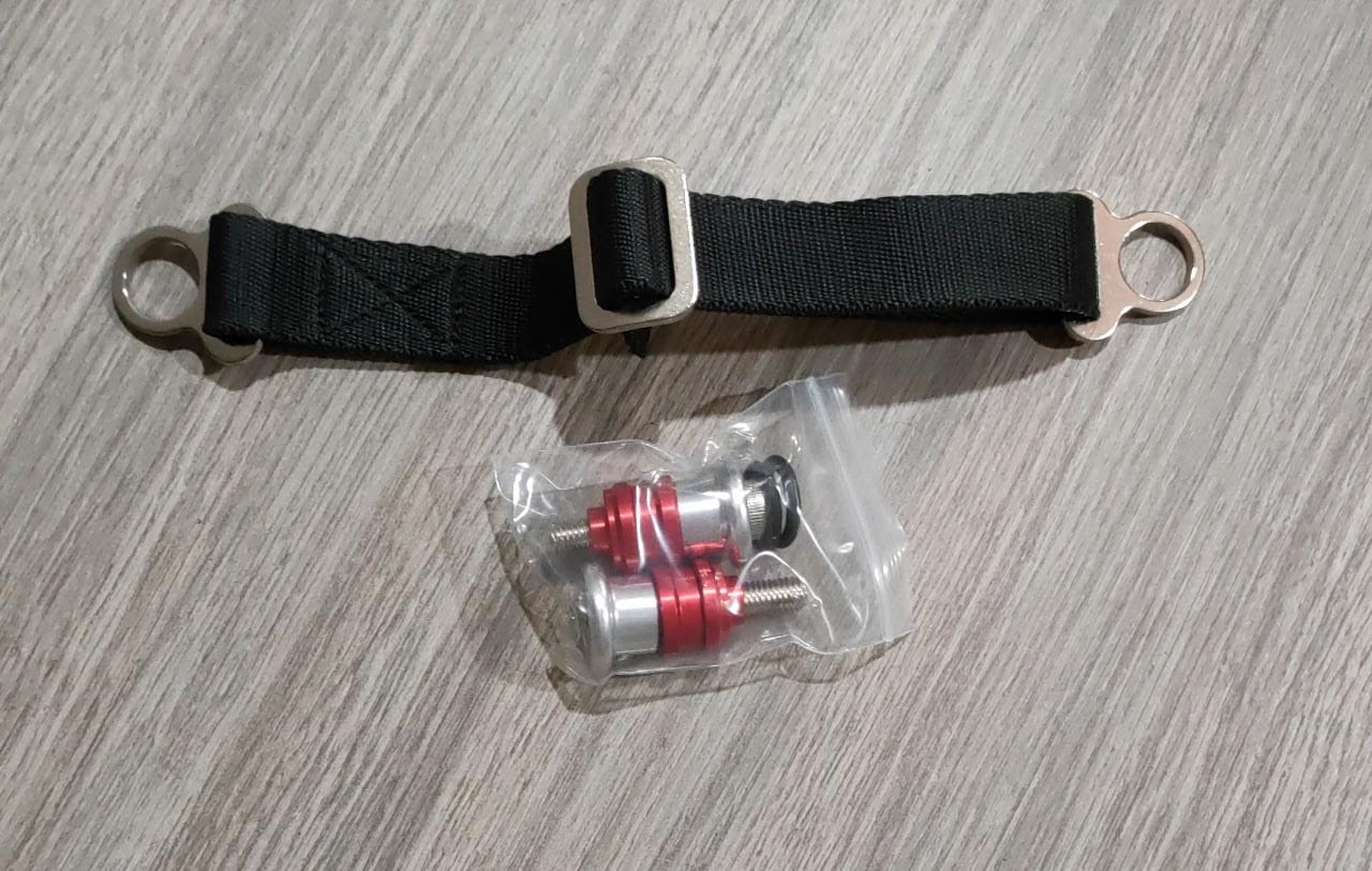 Строп задний для мотоцикла Enduro (CNC) OTOM оранжевый