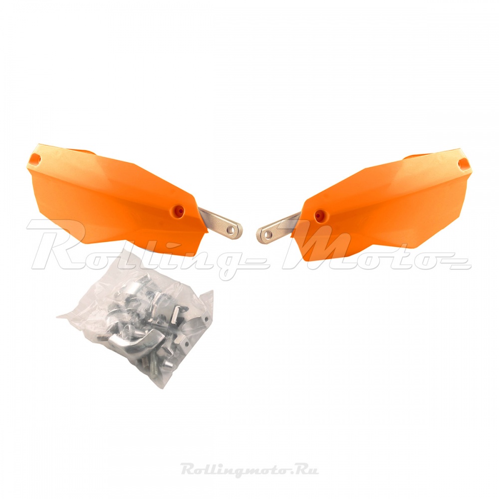 Защита рук (пара) HP24 оранжевая армированная SM-PARTS