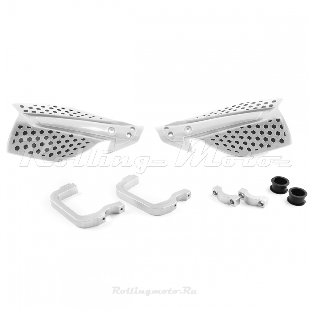 Защита рук MX (пара) HP26 белая  SM-PARTS