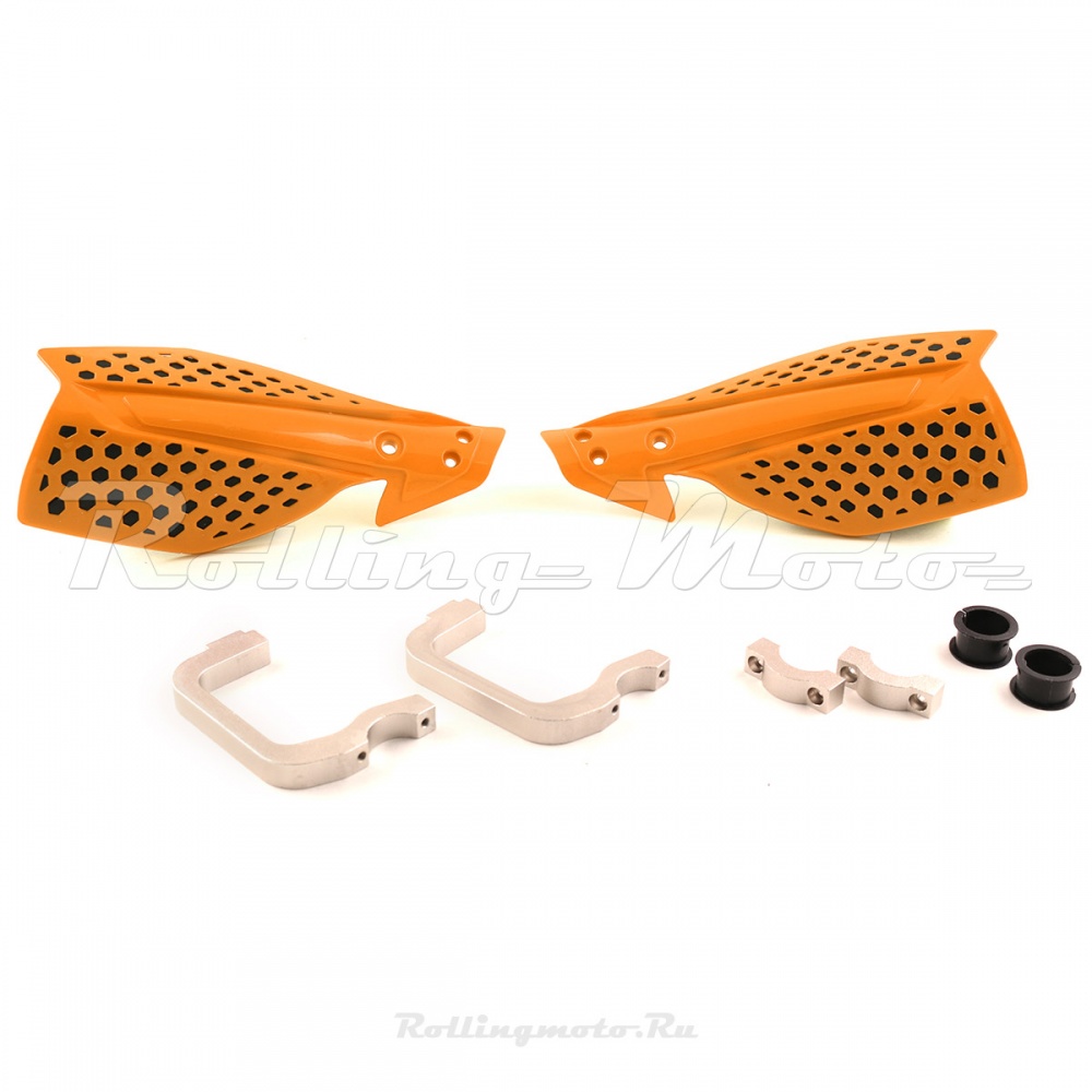 Защита рук MX (пара) HP26 оранжевая  SM-PARTS