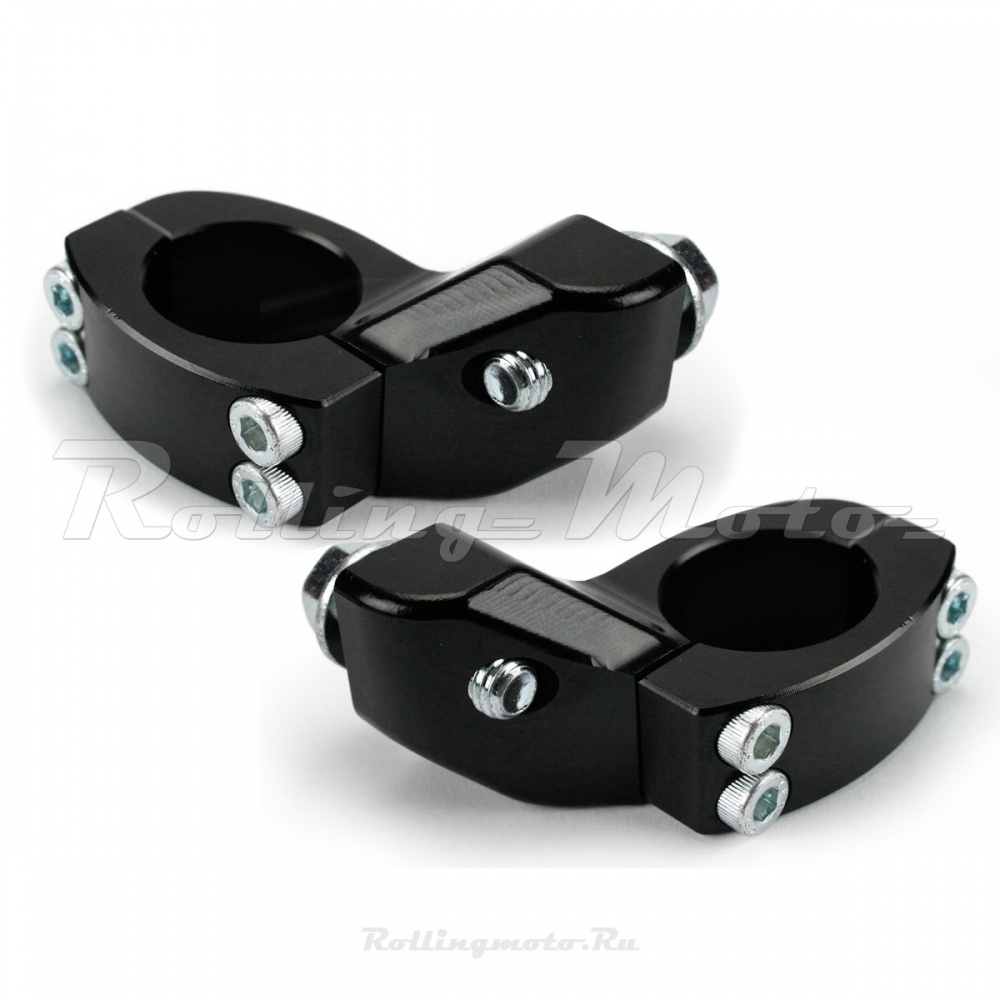 Комплект крепежа для рулей 22 мм (7/8) CYCRA CRM черный