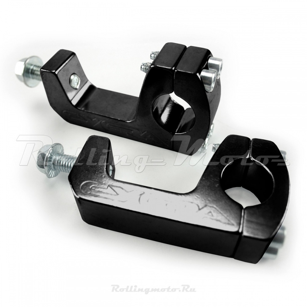 Комплект крепежа для рулей 22 мм (7/8) CYCRA U-CLAMPS STANDARD черный
