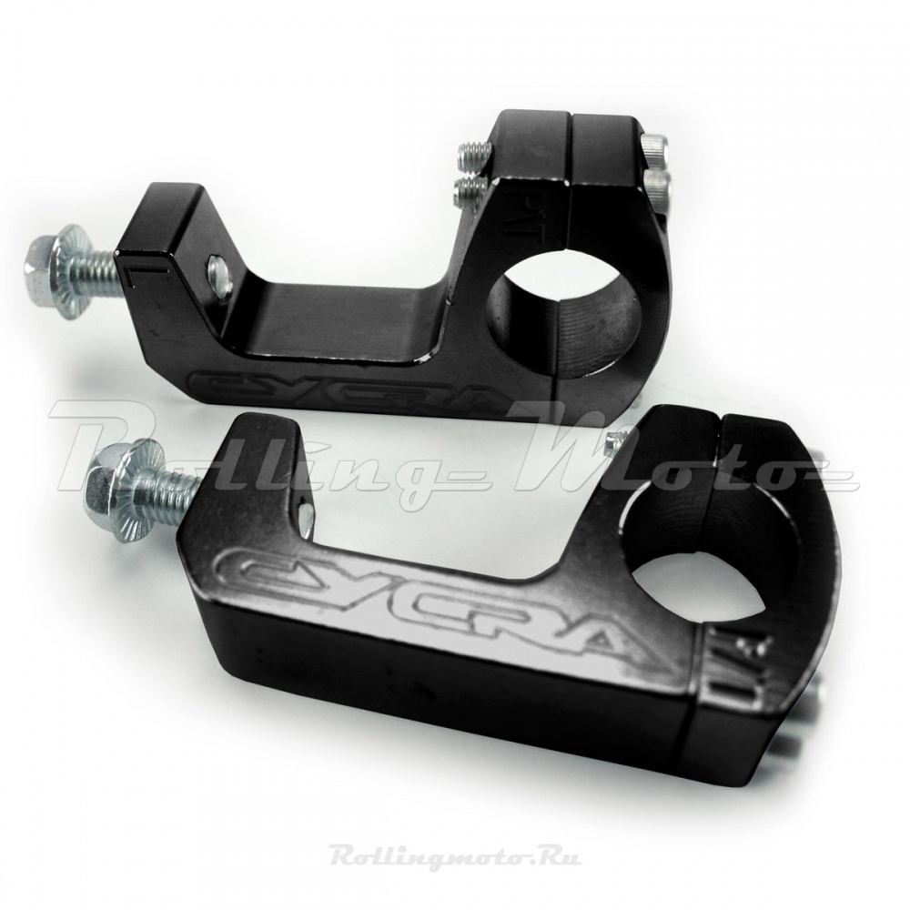 Комплект крепежа для рулей 22 мм (7/8) CYCRA U-CLAMPS T-1 PRO-TAPER черный
