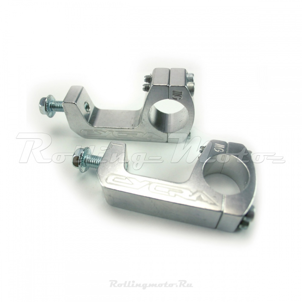 Комплект крепежа для рулей 28 мм (1-1/8) CYCRA U-CLAMPS T-3 MAGURA серебристый