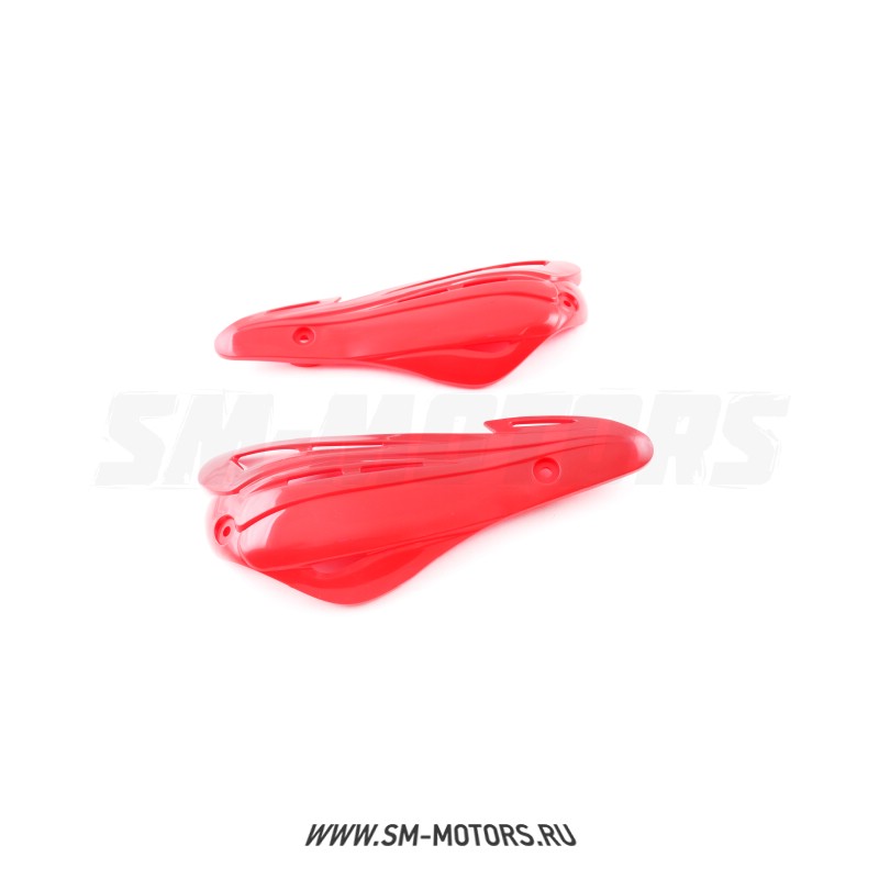 Сменные щитки (пара) для защиты рук SMP-10  SM-PARTS красные