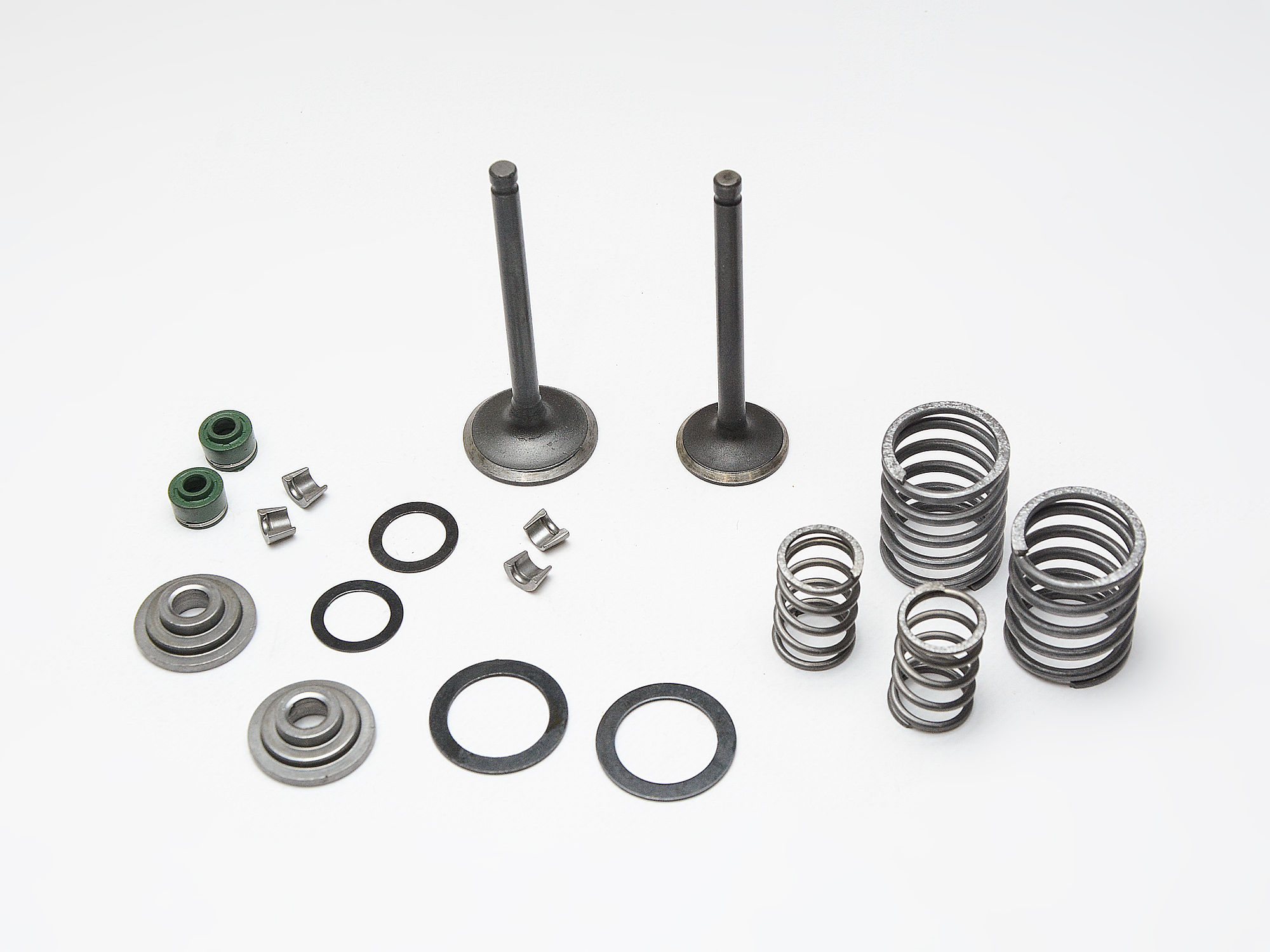 Клапаны впуск+выпуск+ремкомплект YX150/160см3 (W150-2/W150-5/W160-2)