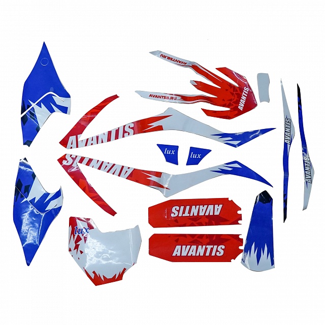 КОМПЛЕКТ НАКЛЕЕК PITBIKE AVANTIS LUX (Тип №3)