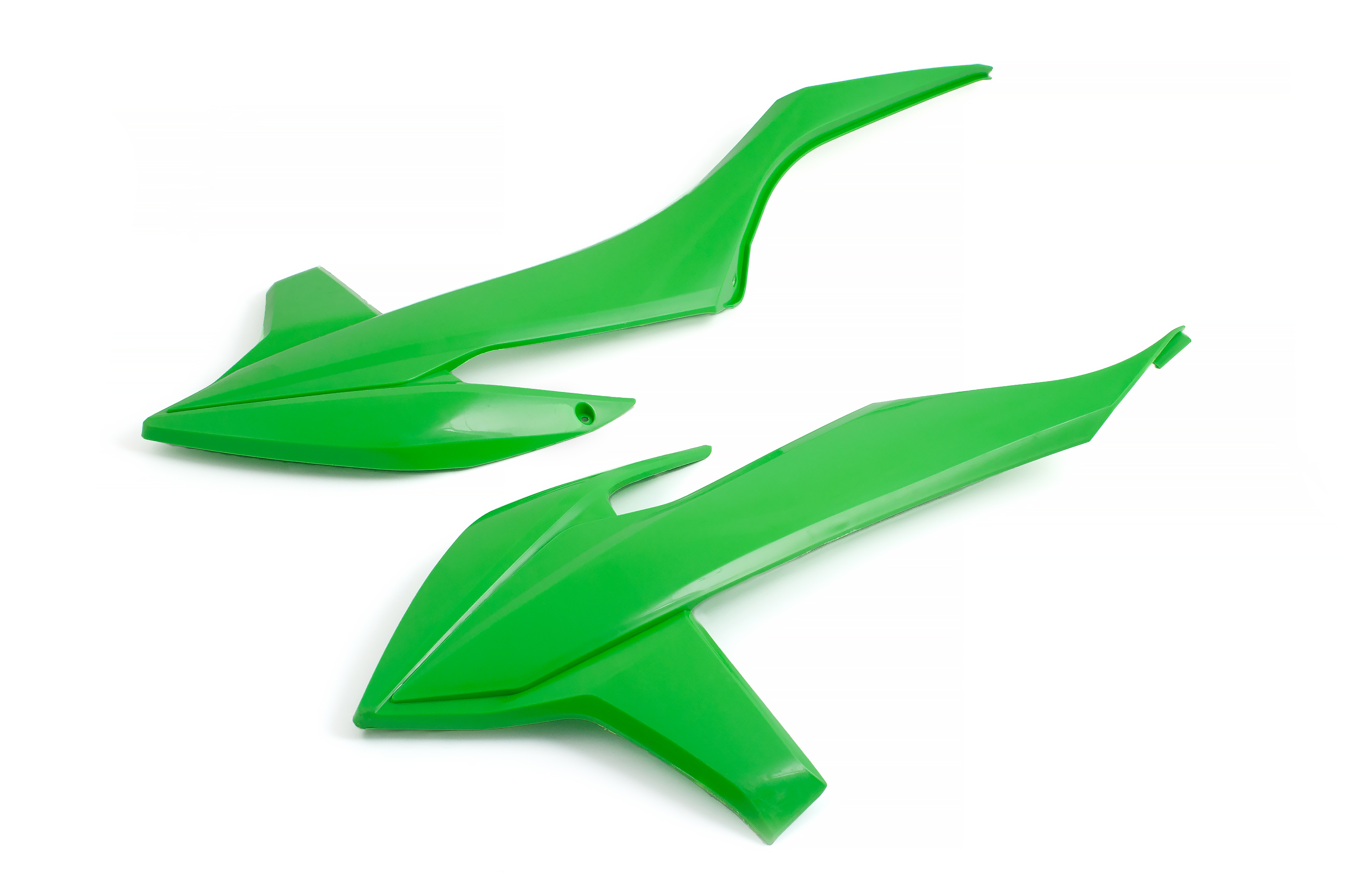 Облицовки боковые передние пара (комплект 2шт) зеленые (тип-KTM 2016-2023) BRZ X6M/ Gr8/ Progasi Wave