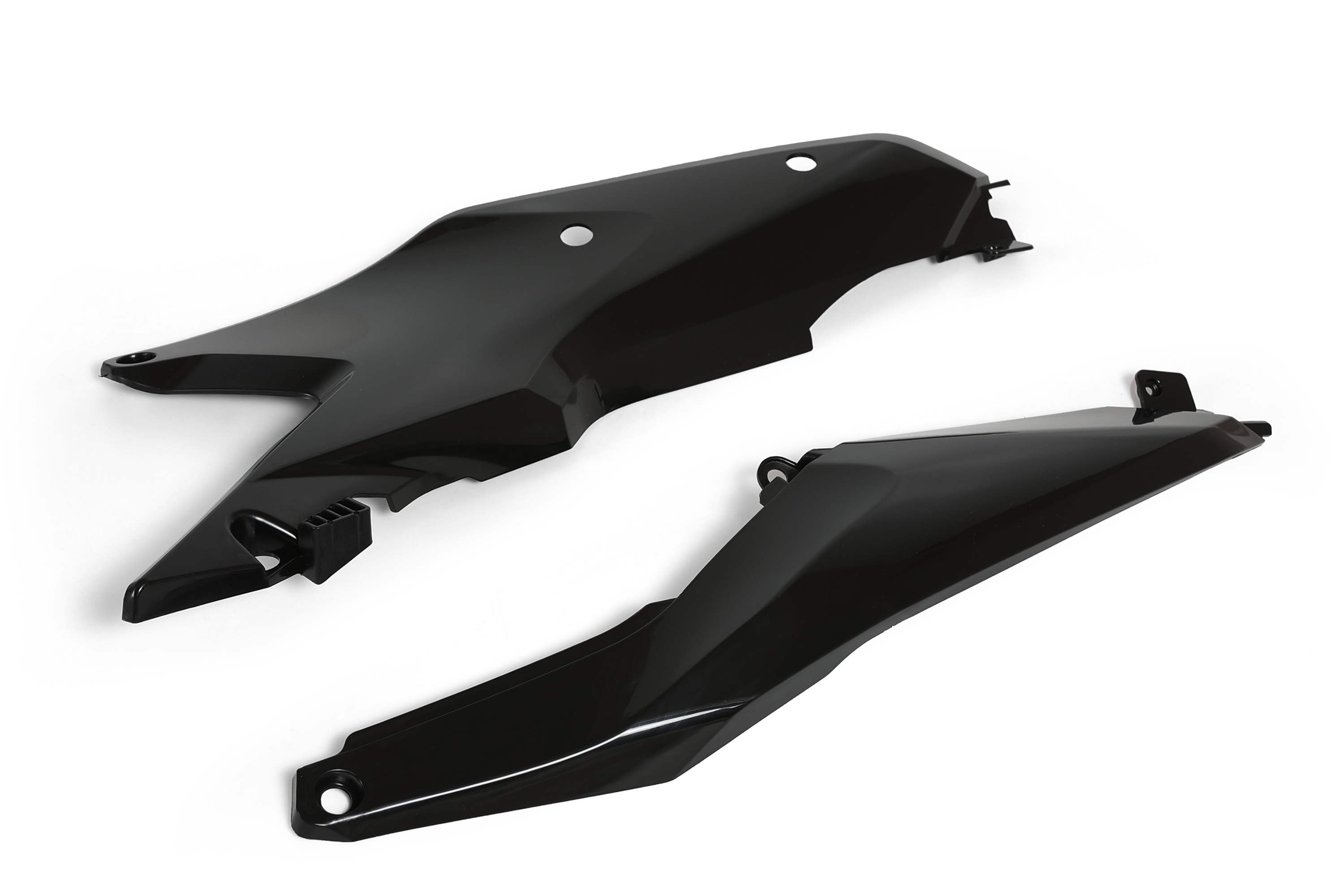 Обтекатели задние (пара) на эндуро KTM 24г. (рама К10) черные