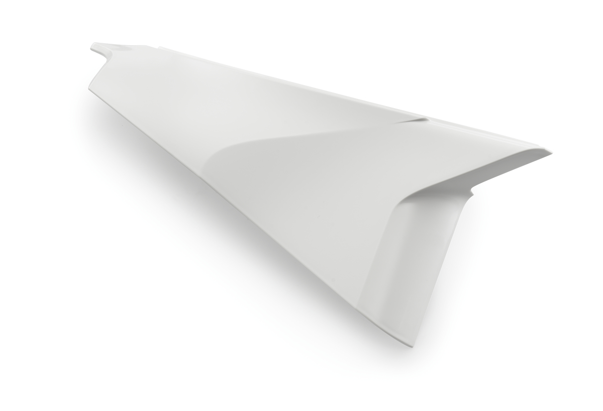 Правая верхняя боковая крышка задняя для эндуро тип HUSQVARNA 2019-2023 (белый)