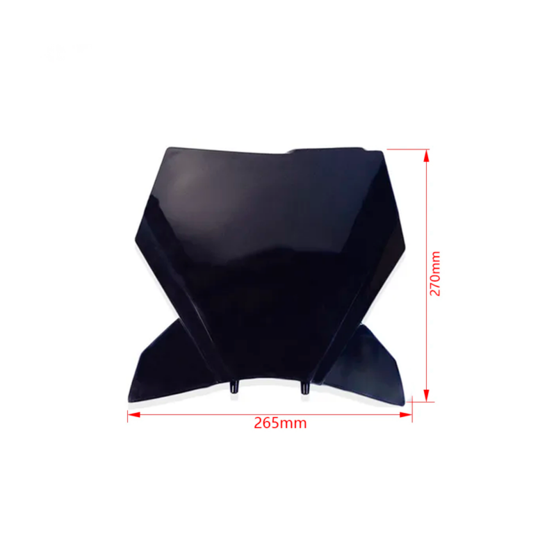 Щиток номерной на эндуро KTM 24г. (рама K10) черный