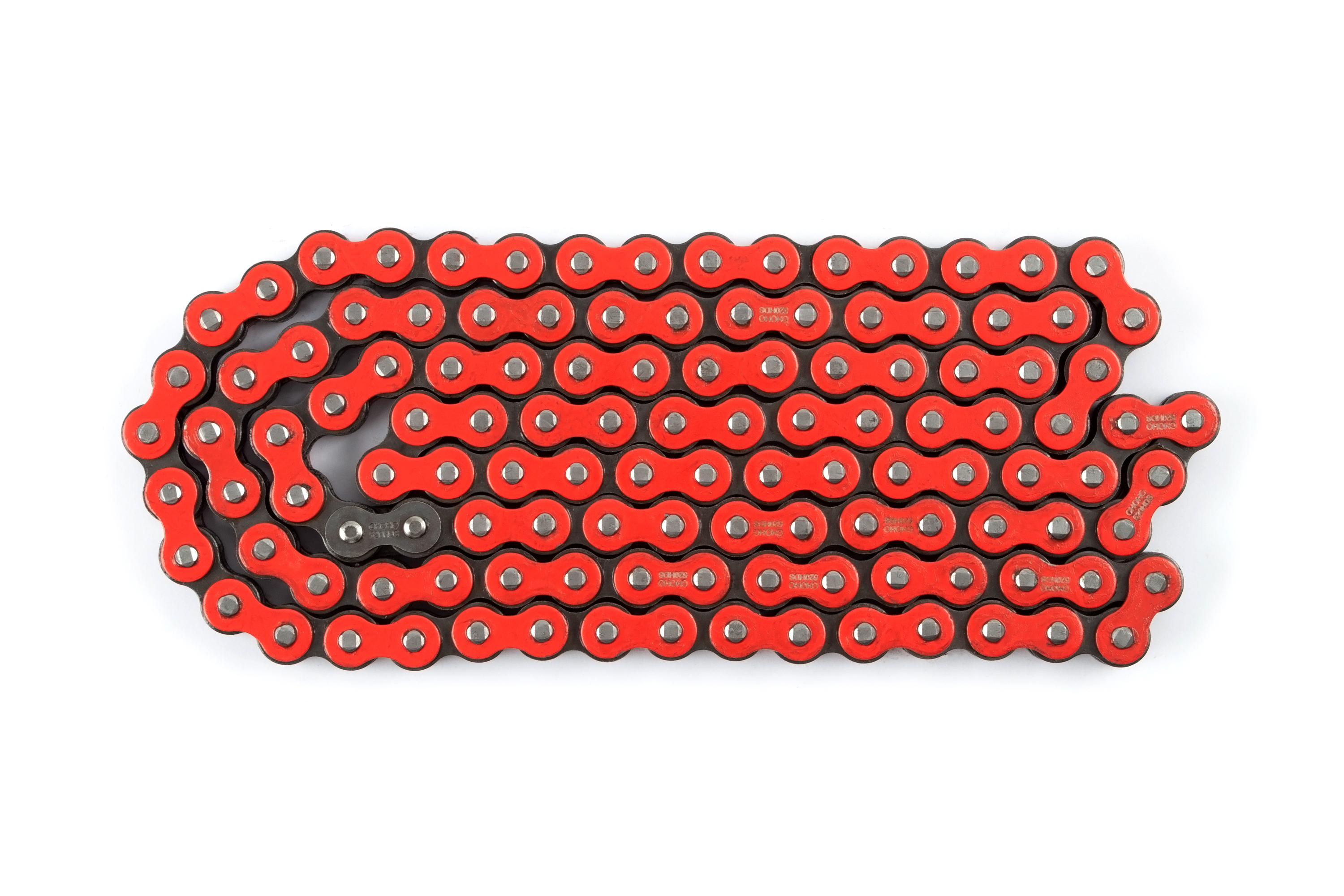 Цепь приводная Choho 520 HDS (112 зв.) PROCIDA (красная)